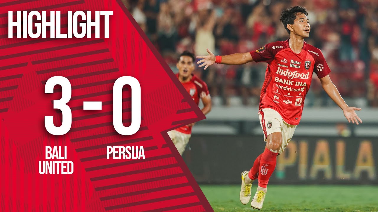 Bali United crushed Persija 3-0 in the 2024 President’s Cup group stage