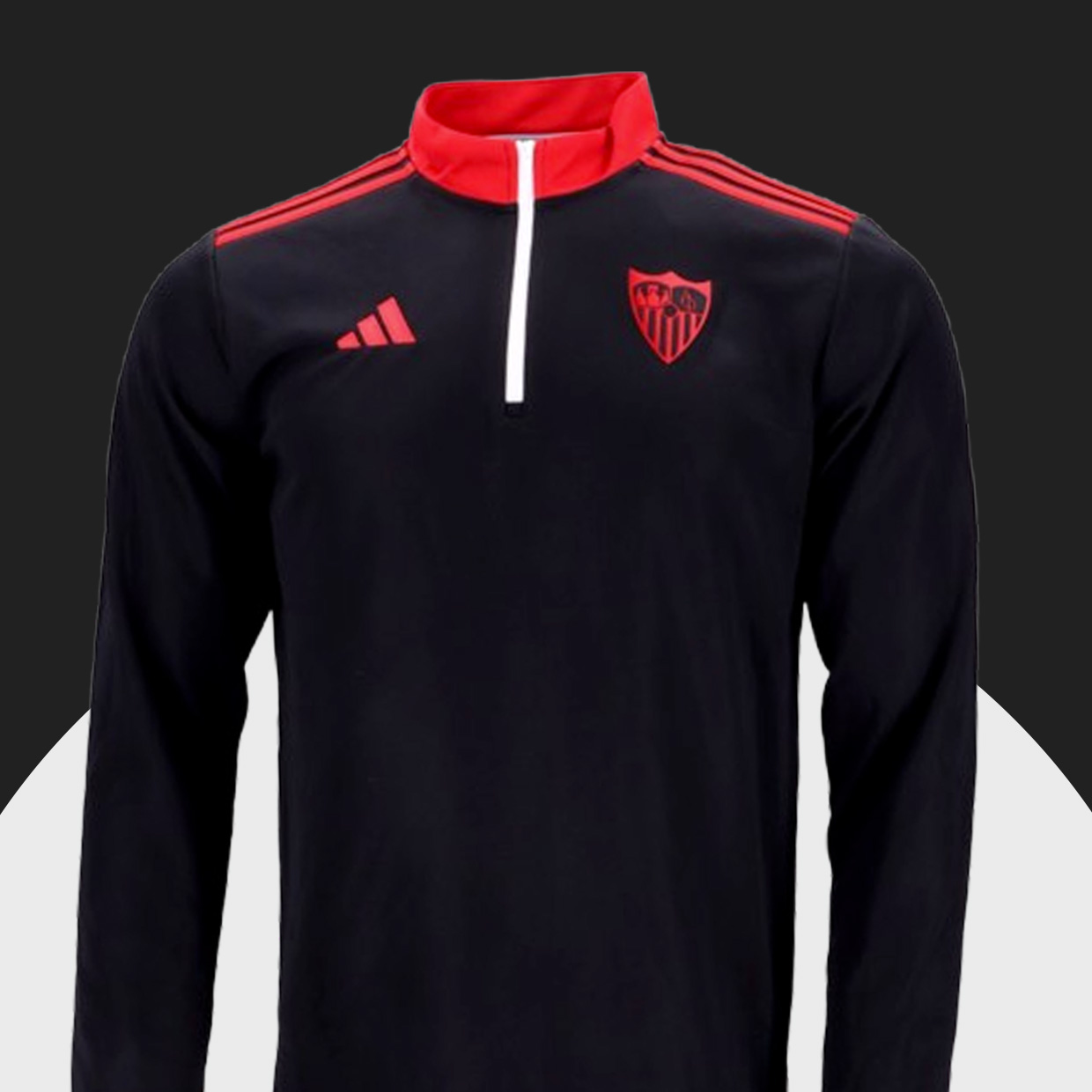 Sevilla FC 25/26 Black Prematch Sweatshirt (XL)