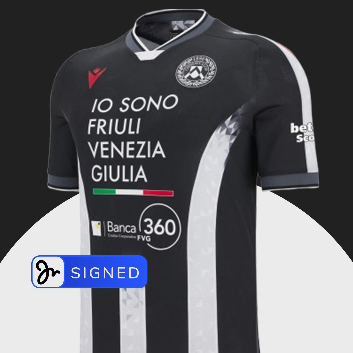 Udinese Signed Home Jersey 25/26 - Arthur Atta🔗