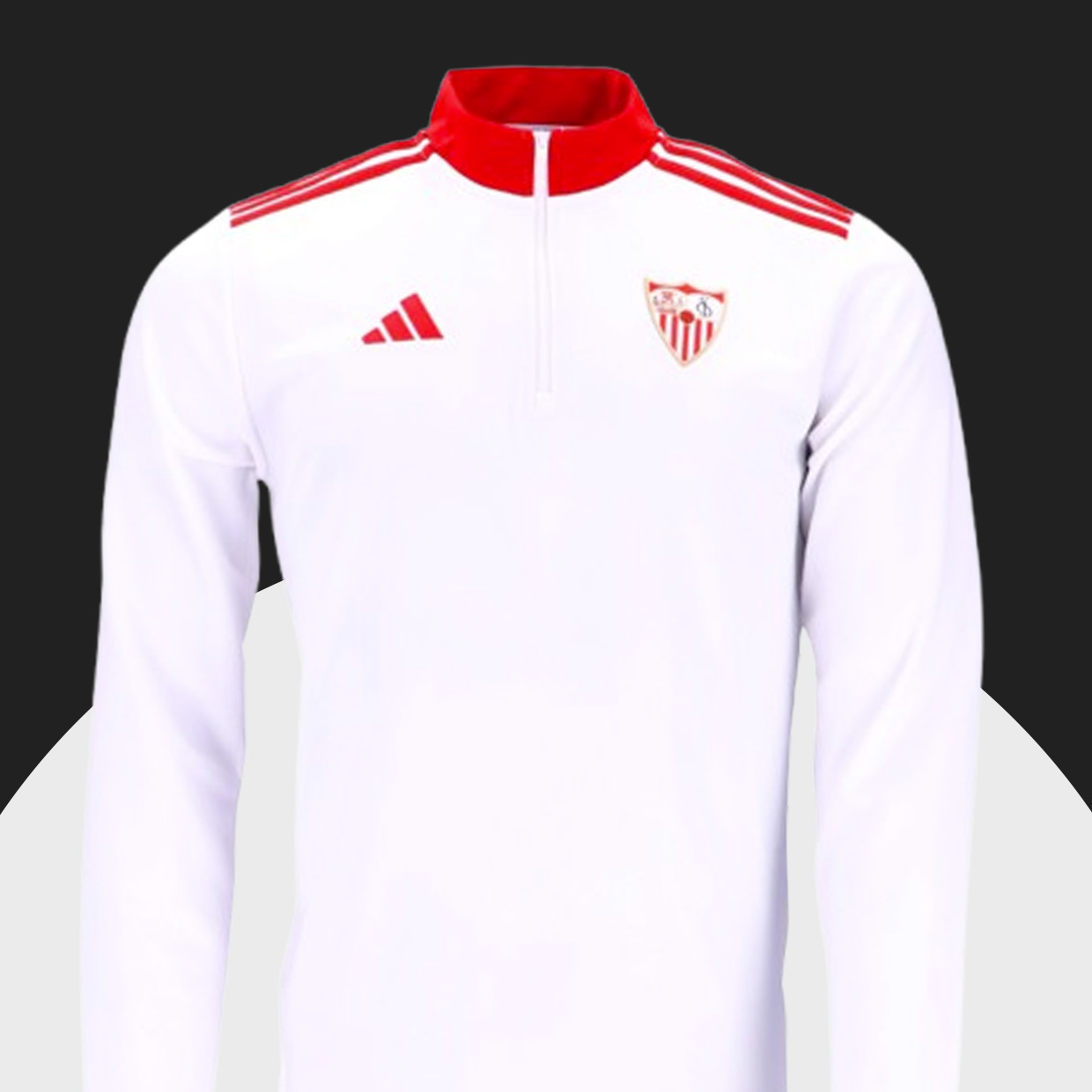 Sevilla FC 25/26 White Prematch Sweatshirt (M)